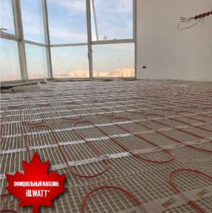 Тонкий самоклеящийся греющий мат IQ FLOOR MAT 150 Вт/м.кв - 6,0м²